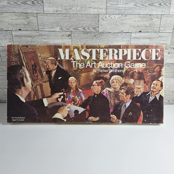 Masterpiece The Art Auction Game by Parker Brothers - Picture 1 of 12